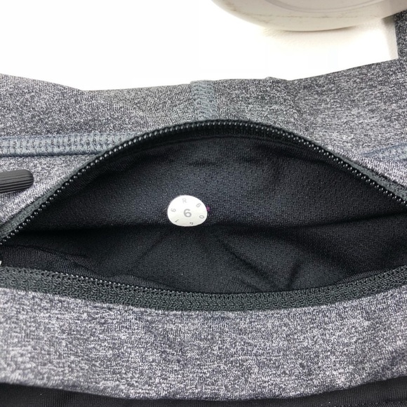 Lululemon Speed Crop Heathered Black - Picture 10 of 14